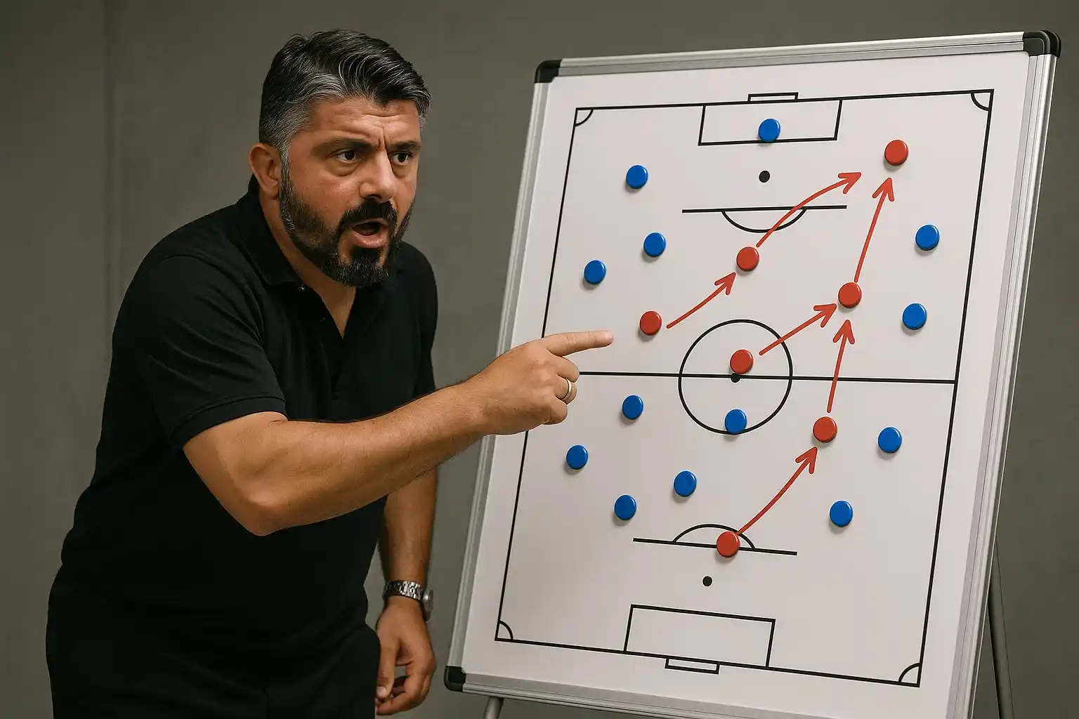 Gattuso đưa ra chiến thuật tấn công mạnh mẽ cho đội bóng